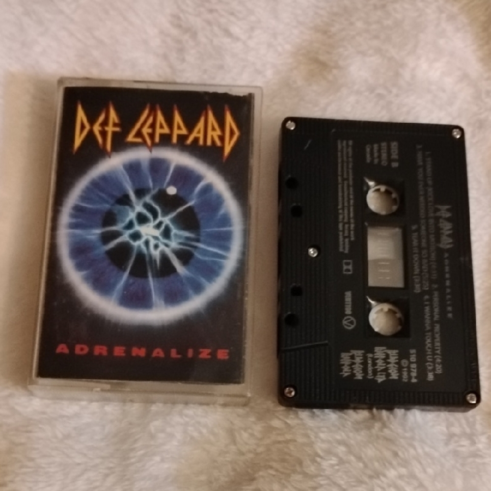 Def Leppard Adrenalize Cassette Tape